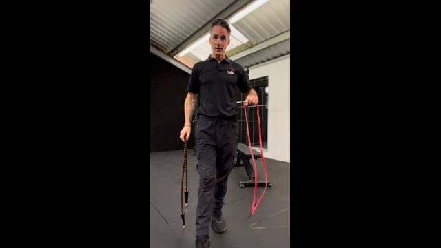 Intermediate Upper Body (Push) Training With Bands